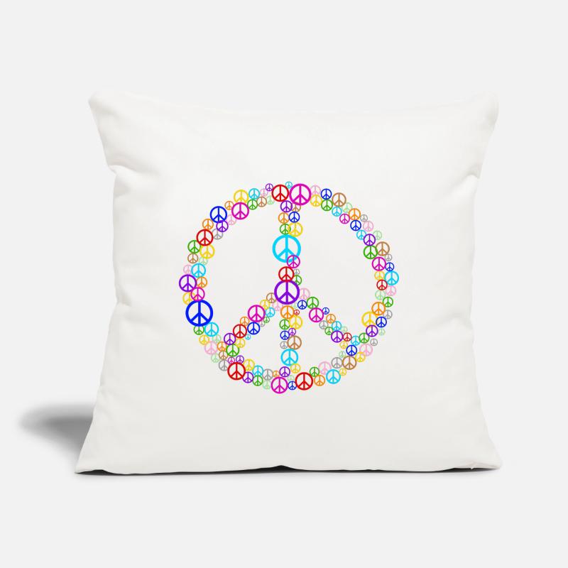 Pace nella pace Cuscino da divano 45 x 45 cm con riempimento