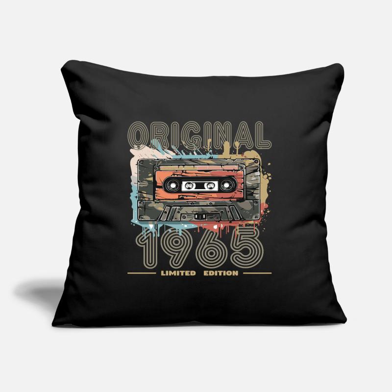 1960Édition limitée originale rétro Coussin et housse de 45 x 45 cm