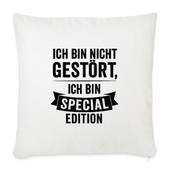 Je suis édition spéciale - Coussin et housse de 45 x 45 cm - blanc nature - Devant