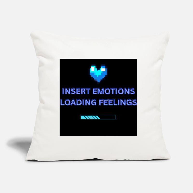 INSERT EMOTIONS LOADING FEELINGS Sofa pillow with filling 45cm x 45cm