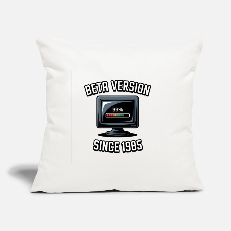 Rétro ordinateur Progrès Conception Coussin et housse de 45 x 45 cm