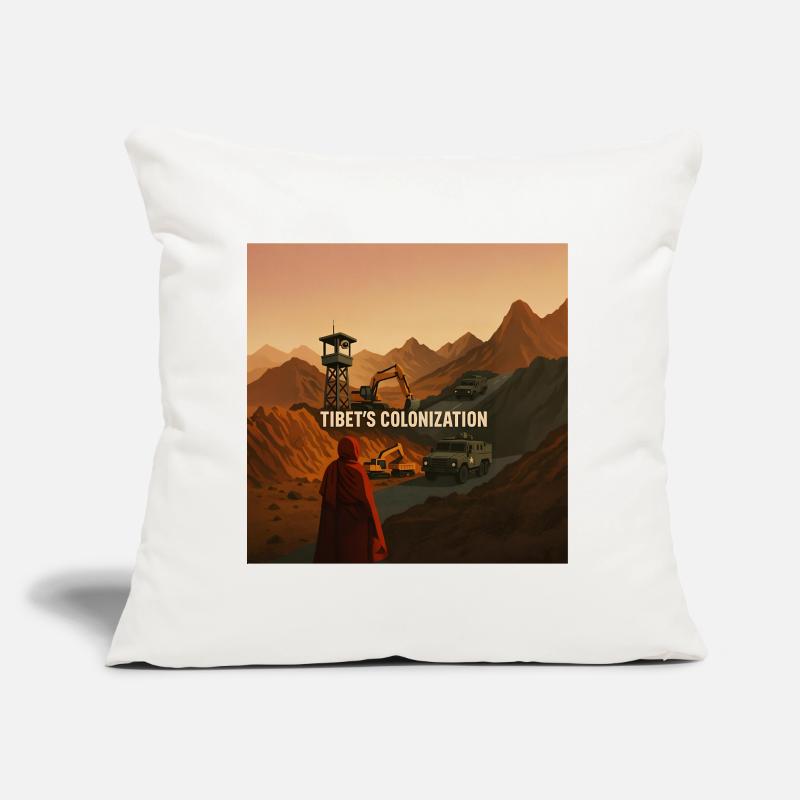 Tibet Colonization Sofa pillow with filling 45cm x 45cm