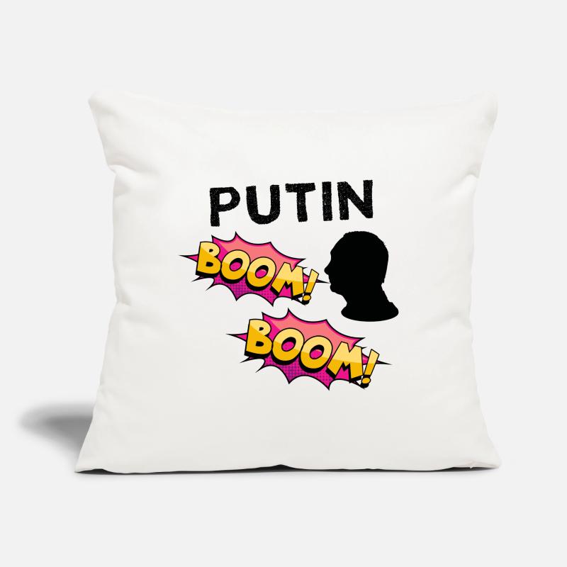 Poutine BOOM BD Explosion de couleurs Coussin et housse de 45 x 45 cm