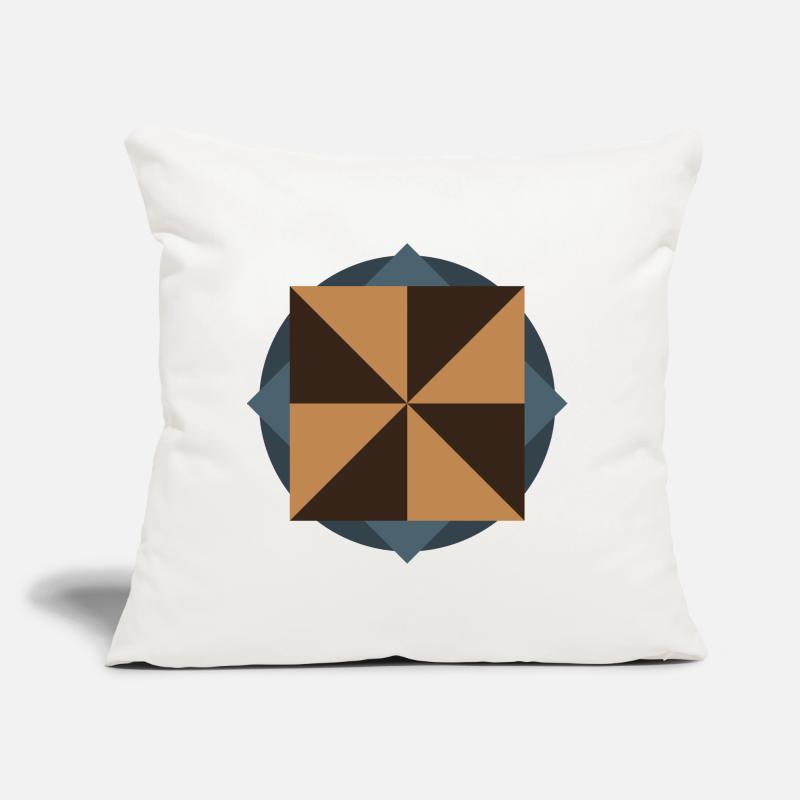 PYRAMID CORE GEOMETRY | Basic Shapes Artwork Sofa pillow with filling 45cm x 45cm