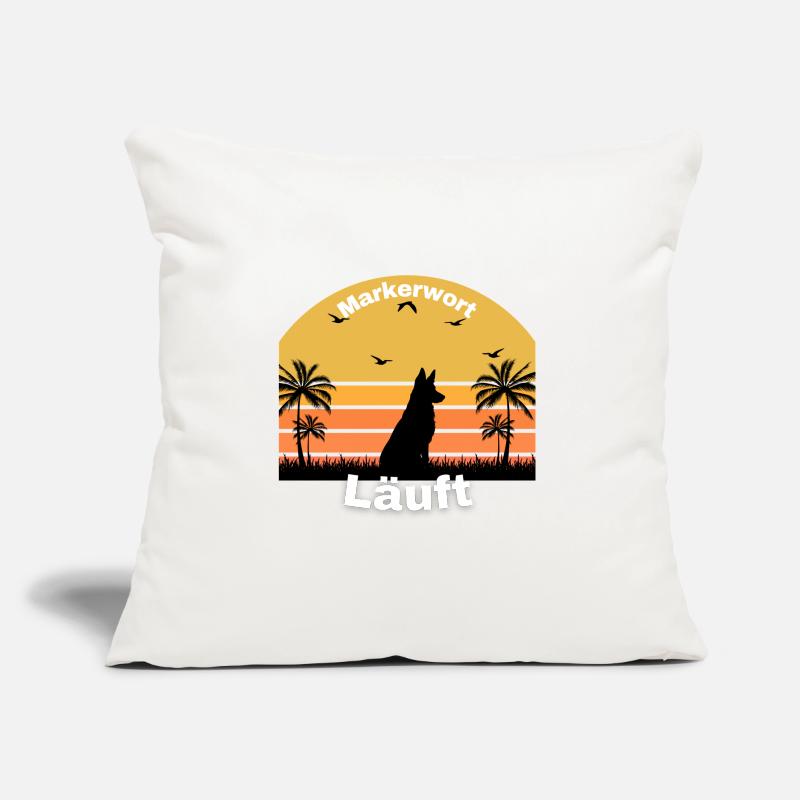 Exécution de mots de repère Coussin et housse de 45 x 45 cm