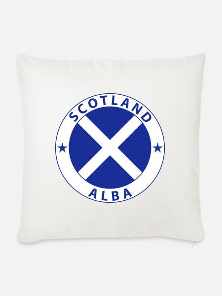 Scotland - Sofakissen mit Füllung 45 x 45 cm - Naturweiß