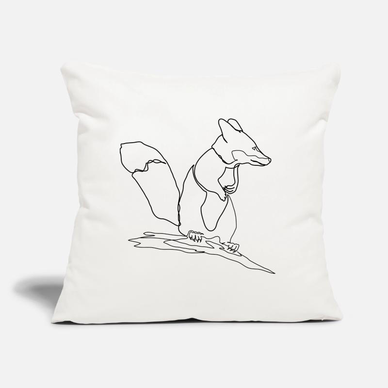Fuchs Eichhörnchen Squirrel Fox Sofakissen mit Füllung 45 x 45 cm