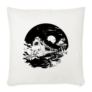 Railroad - Sofa pillow with filling 45cm x 45cm - natural white - Front