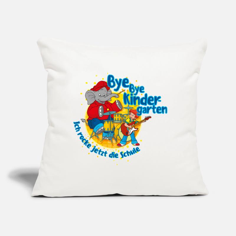 Benjamin Blümchen Bye Bye Kindergarten Sofakissen mit Füllung 45 x 45 cm