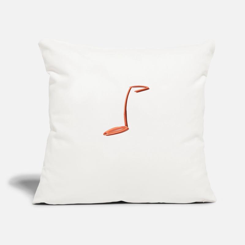 1 eighth note Sofa pillow with filling 45cm x 45cm