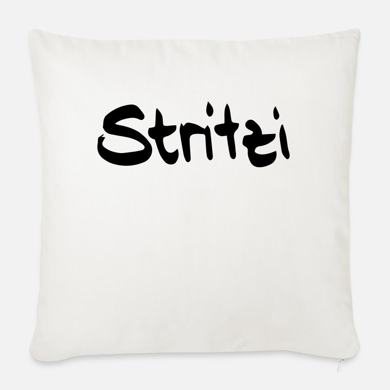 Stritzi - Sofakissen mit Füllung 45 x 45 cm - Naturweiß 