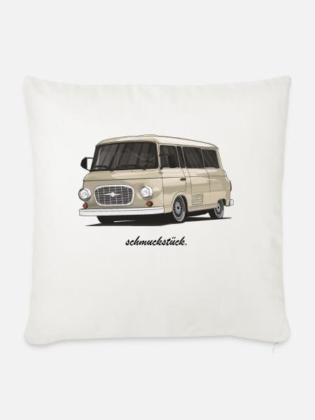 Barkas B1000 // Illustration - Sofakissen mit Füllung 45 x 45 cm - Naturweiß 