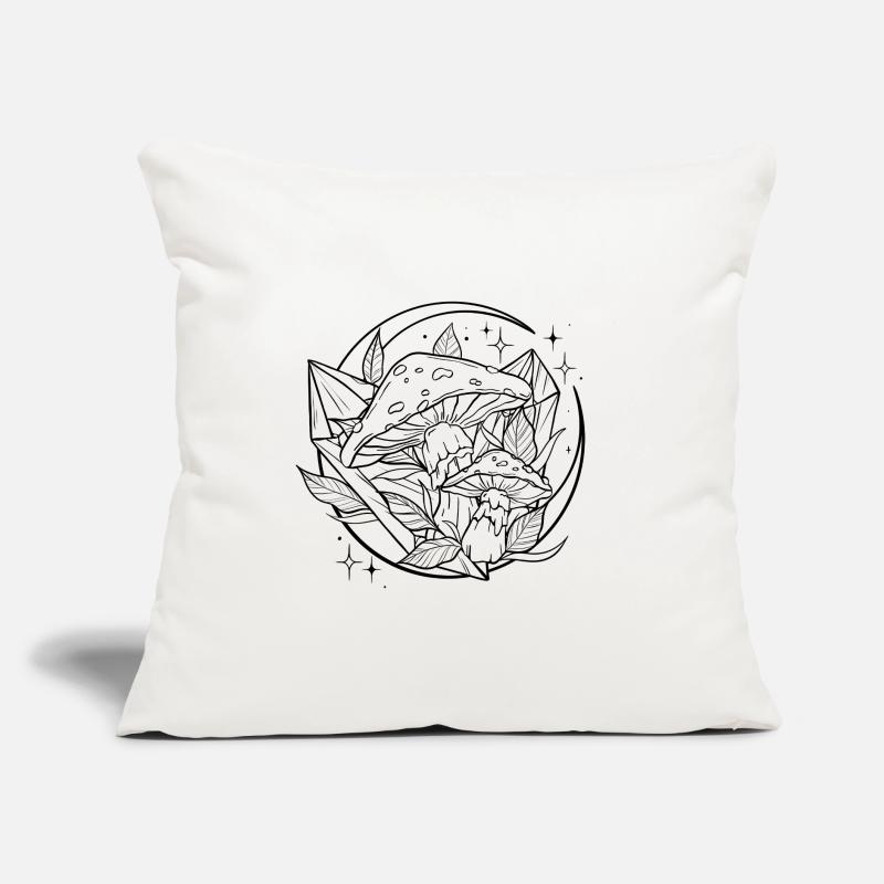 Witchy Toadstool with Magic Crystal Sofa pillow with filling 45cm x 45cm