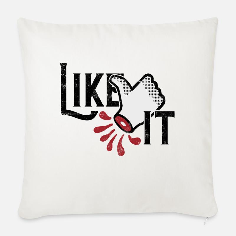 Comme ça - Coussin et housse de 45 x 45 cm - blanc nature