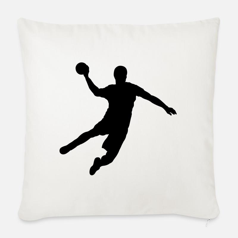 Handball - Sofakissen mit Füllung 45 x 45 cm - Naturweiß 