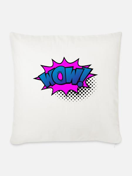 wow - Sofakissen mit Füllung 45 x 45 cm - Naturweiß