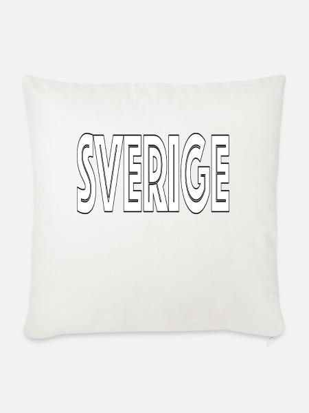 SCHWEDEN - Sofakissen mit Füllung 45 x 45 cm - Naturweiß