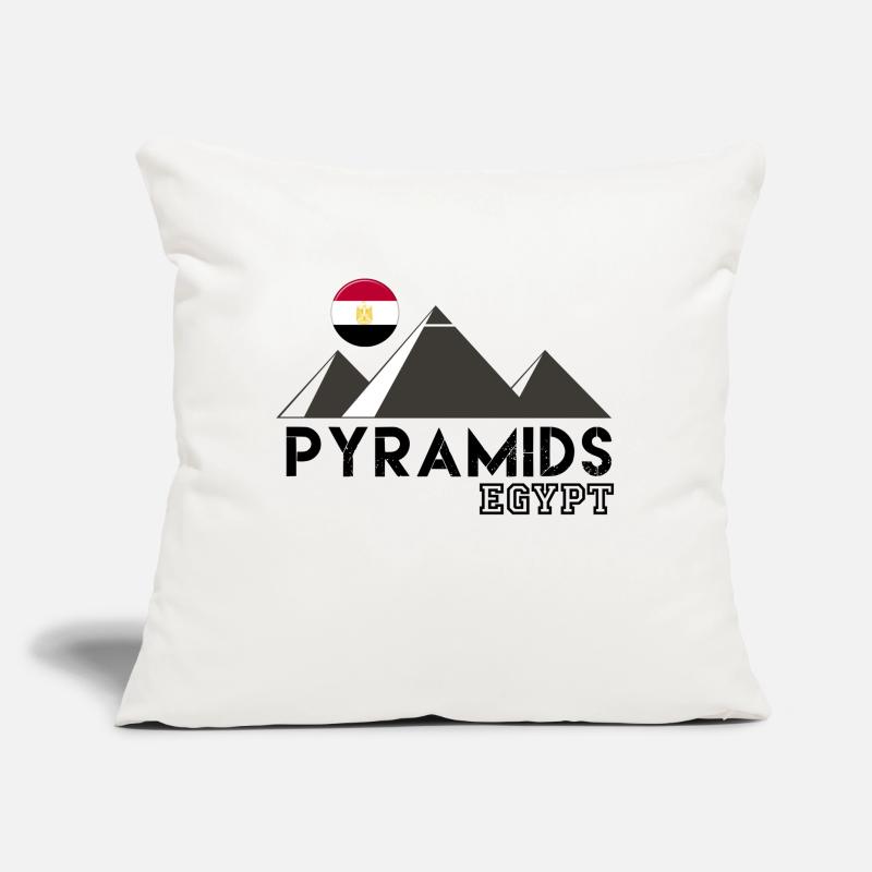 Pyramides, pyramides du Caire, pyramides égyptiennes, Egypte Coussin et housse de 45 x 45 cm
