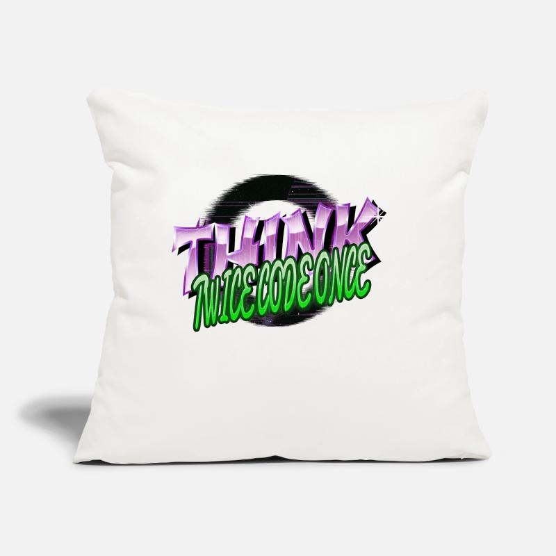 frontend developer statement quote Sofa pillow with filling 45cm x 45cm