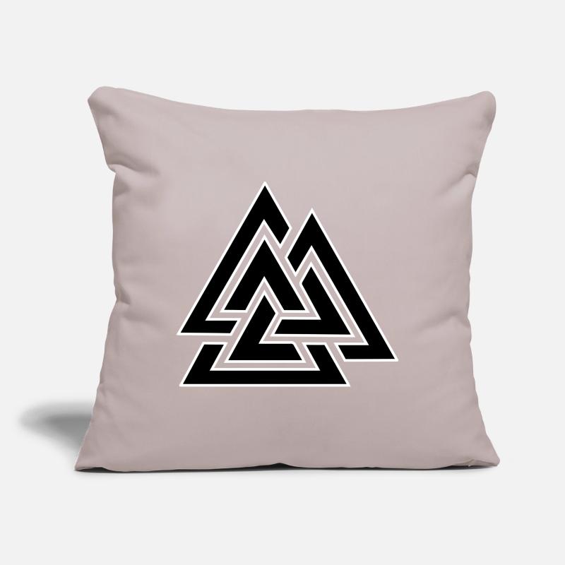 Triangular intertwined pattern Sofa pillow with filling 45cm x 45cm