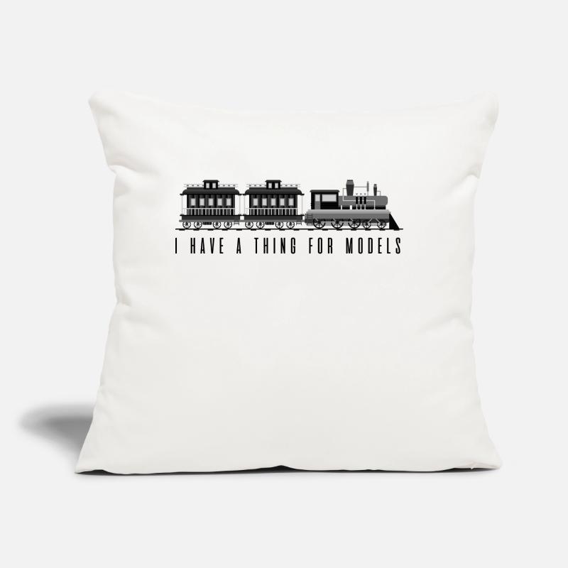 I have a thing for models 2 Sofa pillow with filling 45cm x 45cm