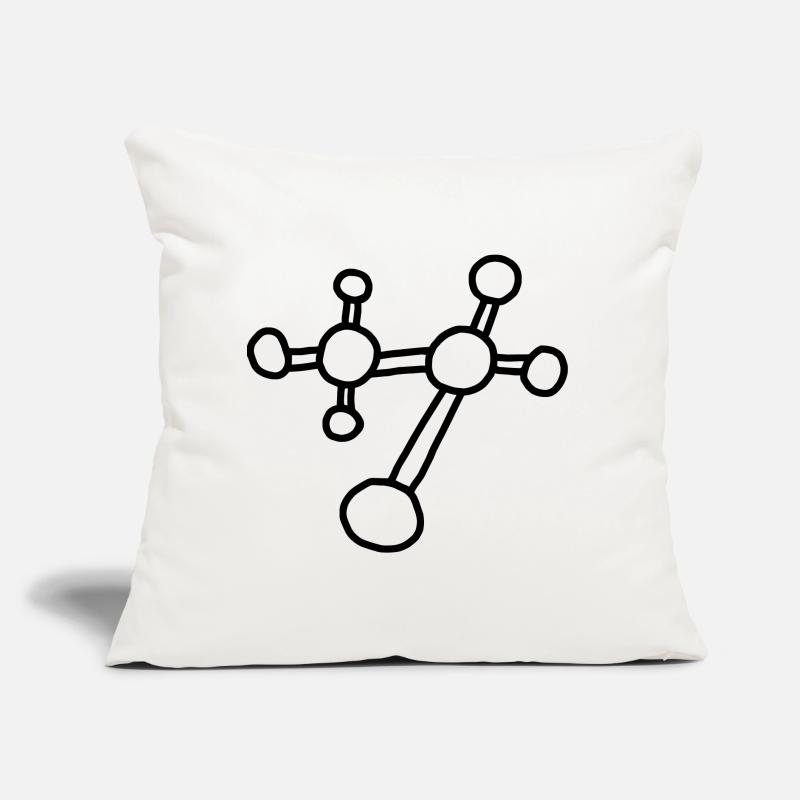 Atom molecule / physics mechanics lattice atomicon Sofa pillow with filling 45cm x 45cm