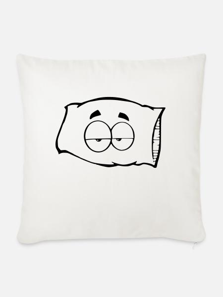 Pillow - Sofakissen mit Füllung 45 x 45 cm - Naturweiß
