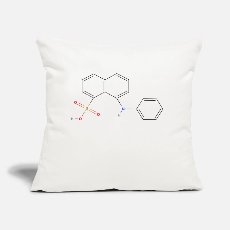 Molécule de lipase - Formule structurale colorée Coussin et housse de 45 x 45 cm