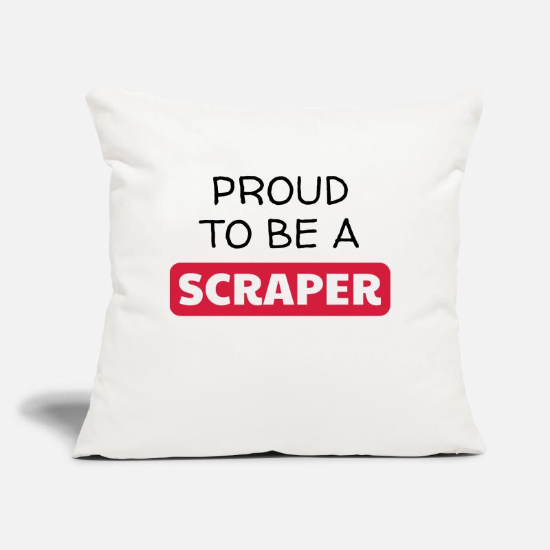 Scrapbooking / Scraper / Scrapeuse / Scrapeur Coussin et housse de 45 x 45 cm