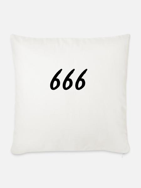 666 - Sofakissen mit Füllung 45 x 45 cm - Naturweiß