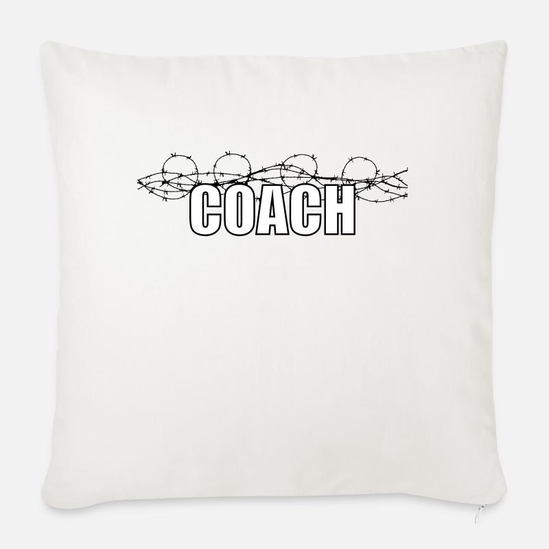 Trainer - Sofakissen mit Füllung 45 x 45 cm - Naturweiß 