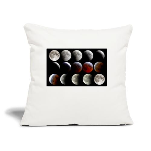 Progression de l’éclipse lunaire - Coussin et housse de 45 x 45 cm