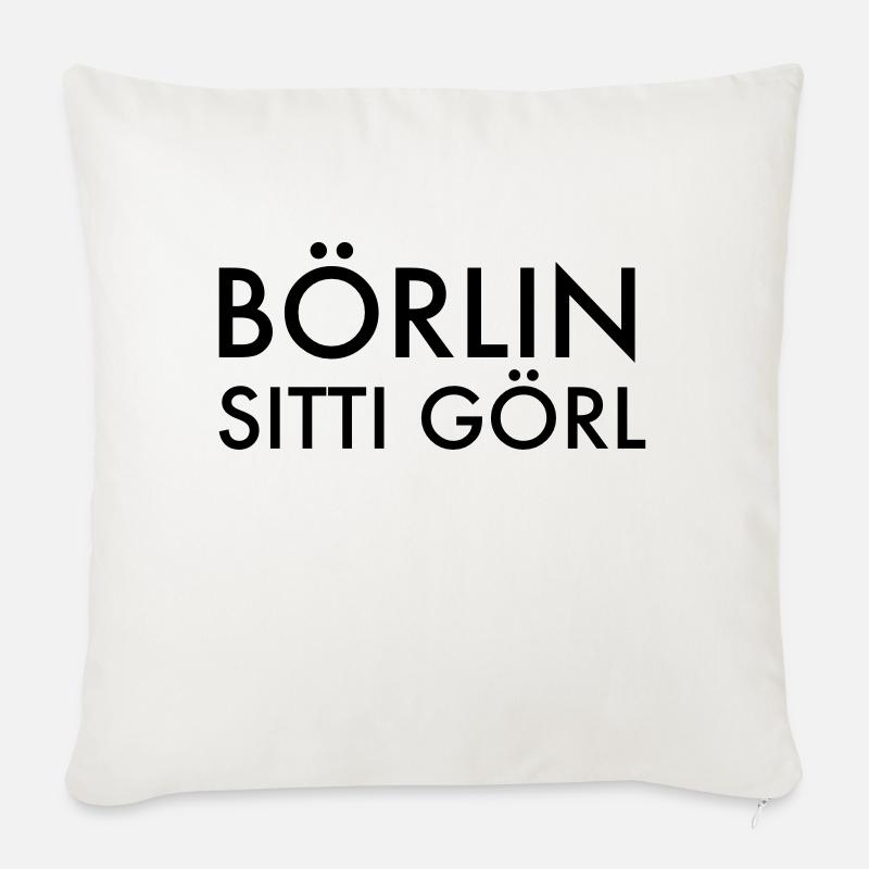 Berlin - Sofakissen mit Füllung 45 x 45 cm - Naturweiß 