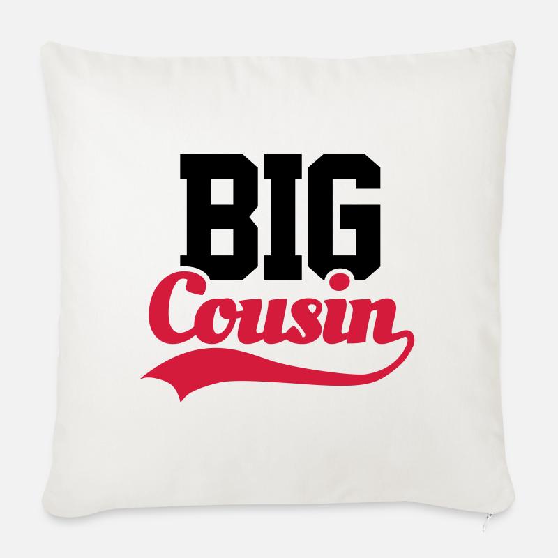 Big Cousin - Sofakissen mit Füllung 45 x 45 cm - Naturweiß 