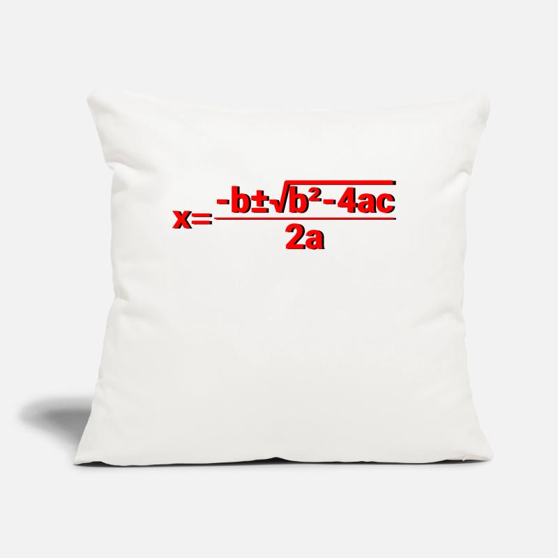 Quadratic Formula for Math class 4 Sofa pillow with filling 45cm x 45cm