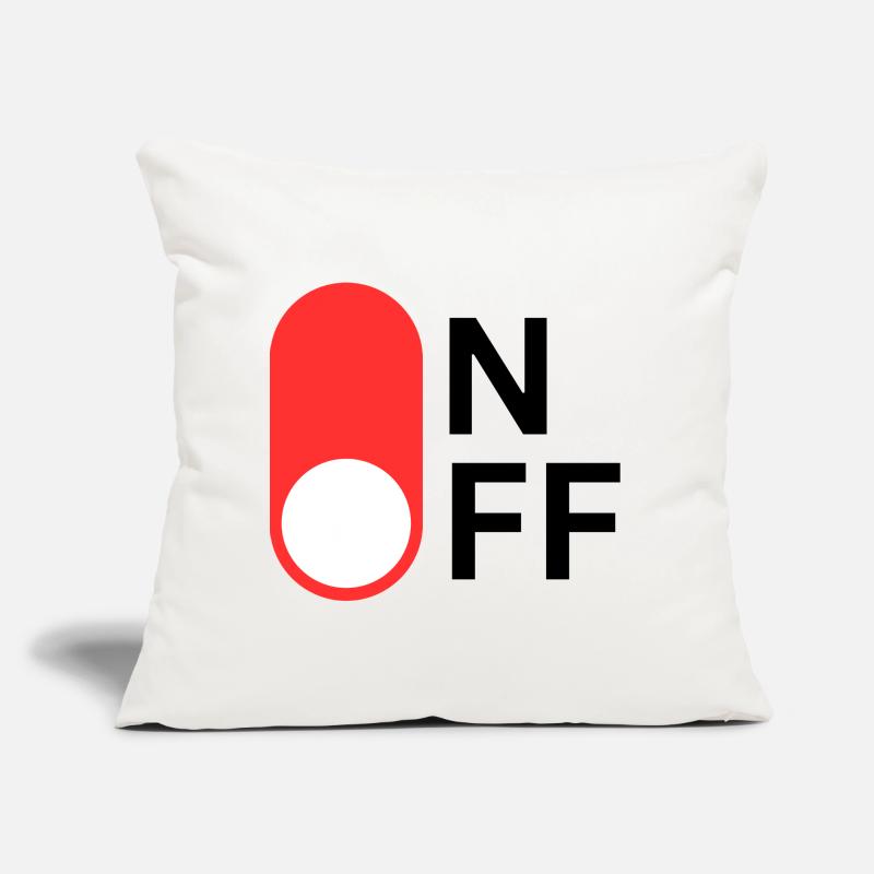 ON/OFF mode Sofa pillow with filling 45cm x 45cm