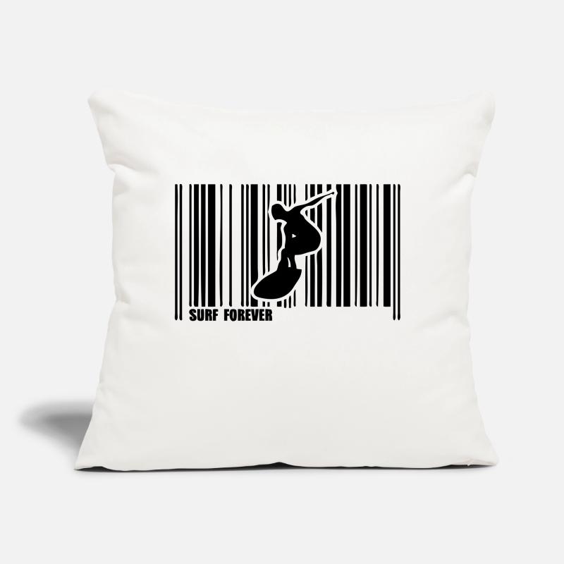 code barre surf Coussin et housse de 45 x 45 cm