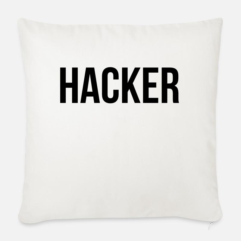 Hacker - Sofakissen mit Füllung 45 x 45 cm - Naturweiß 