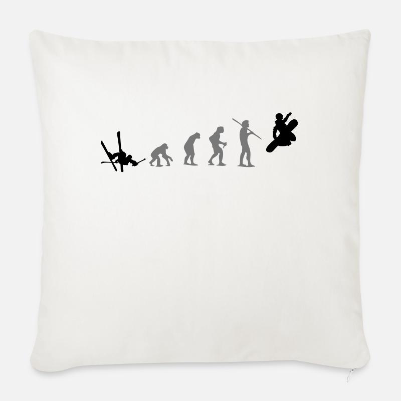 boarders evolution - Sofakissen mit Füllung 45 x 45 cm - Naturweiß 