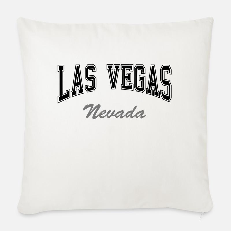 las_vegas_nevada - Sofakissen mit Füllung 45 x 45 cm - Naturweiß