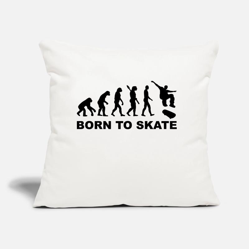 Évolution Skateboard Coussin et housse de 45 x 45 cm