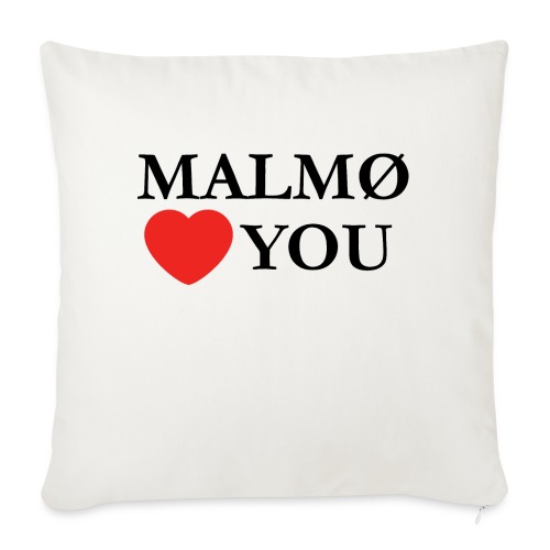 malmo heart you garamond black - Soffkudde med stoppning 45 x 45 cm