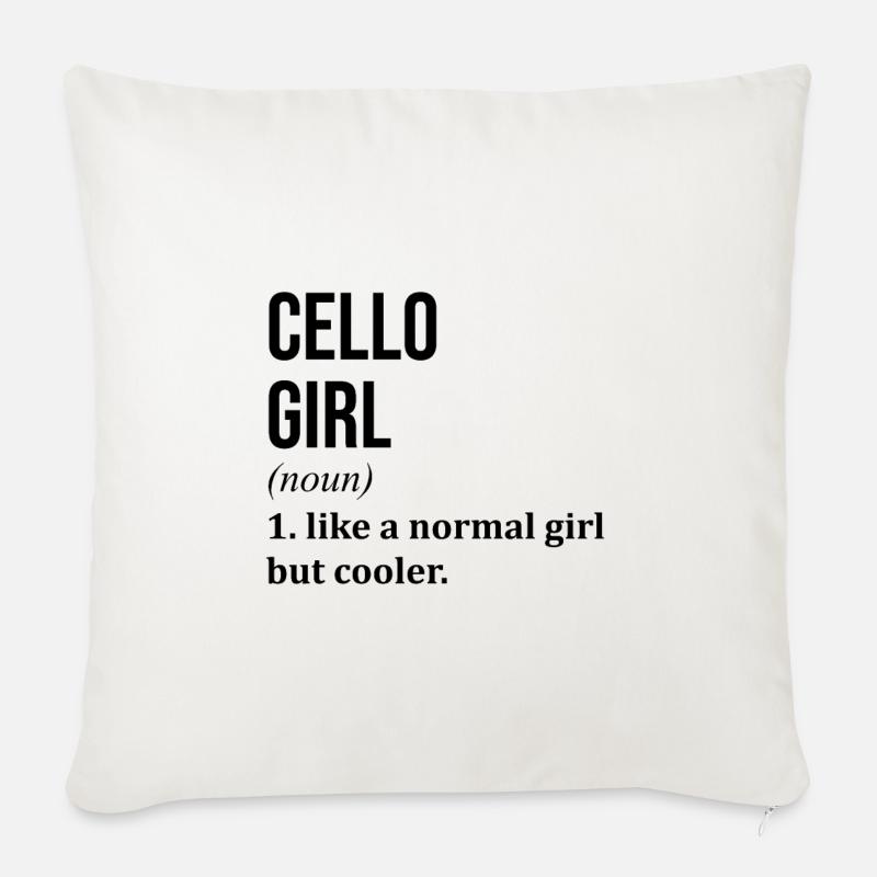 Cello - Sofakissen mit Füllung 45 x 45 cm - Naturweiß 