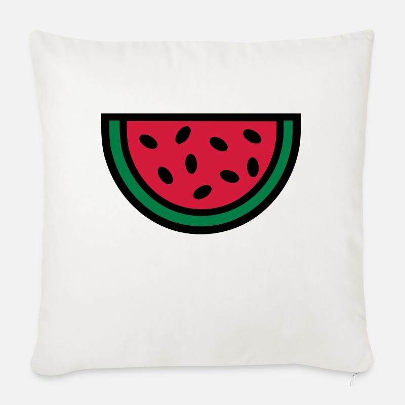 Melone - Sofakissen mit Füllung 45 x 45 cm - Naturweiß 