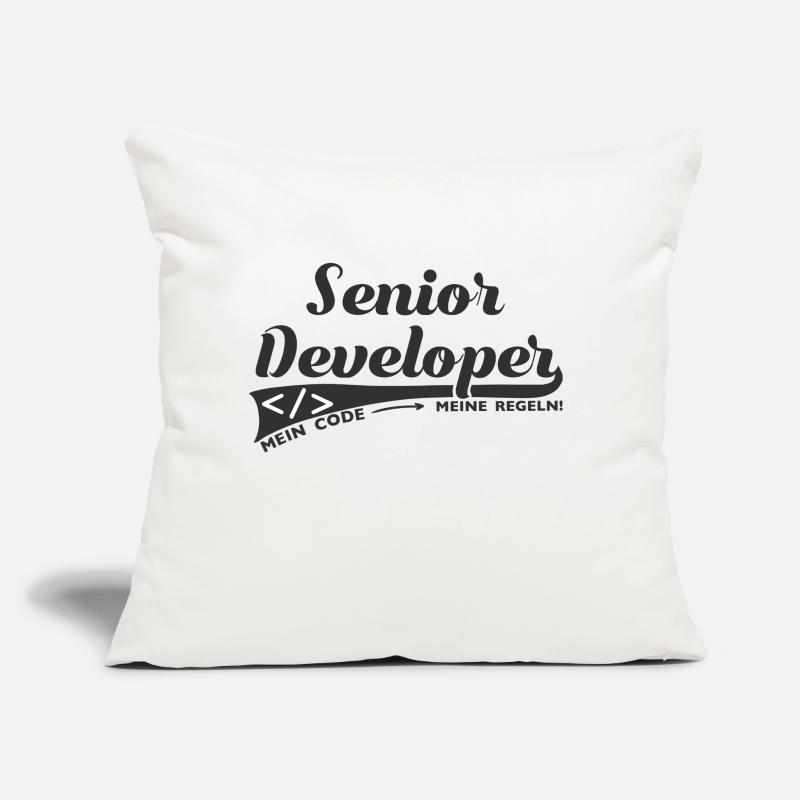 Senior Developer Software Developer Gift Nerd Sofa pillow with filling 45cm x 45cm