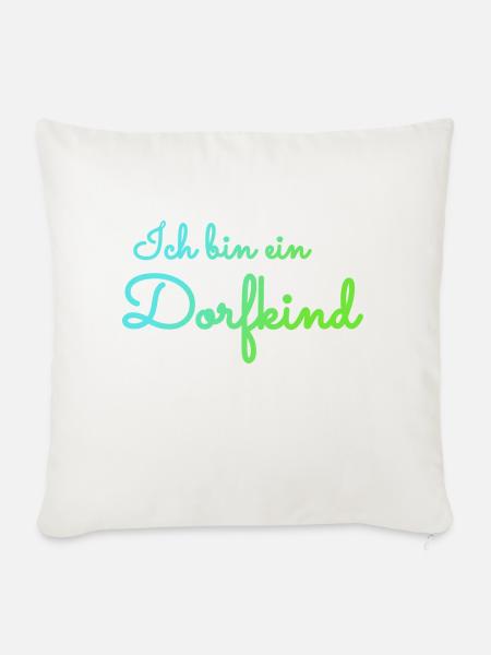 Dorfkind - Sofakissen mit Füllung 45 x 45 cm - Naturweiß 