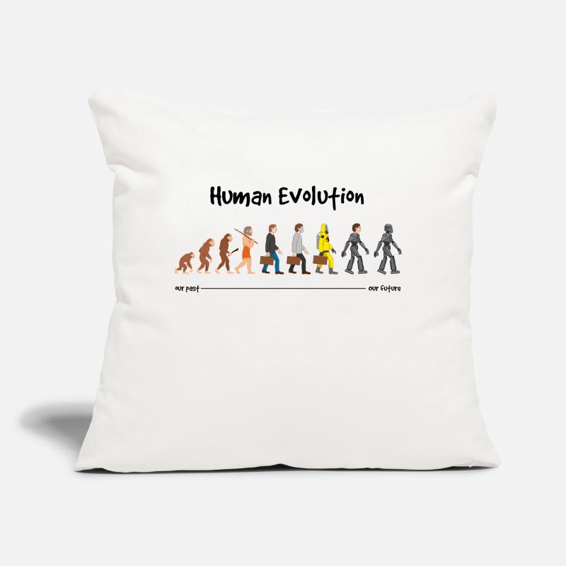 Evolution eine robotische Zukunft Sofakissen mit Füllung 45 x 45 cm