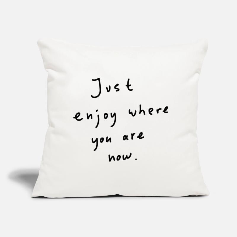 Tout simplement profiter Coussin et housse de 45 x 45 cm