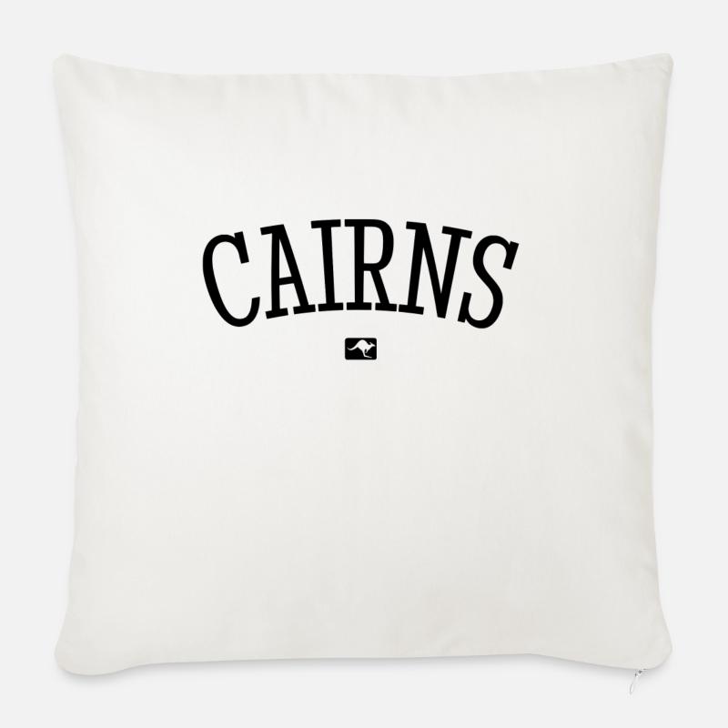 Cairns Australia Down Under Kangaroo Koala Outback - Sofakissen mit Füllung 45 x 45 cm - Naturweiß