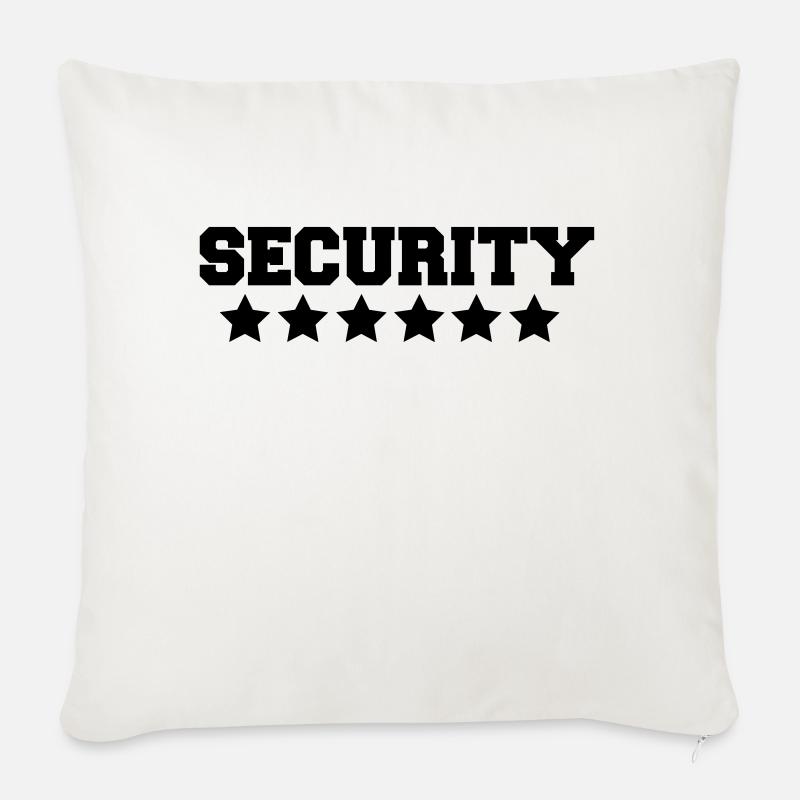 security - Sofakissen mit Füllung 45 x 45 cm - Naturweiß 
